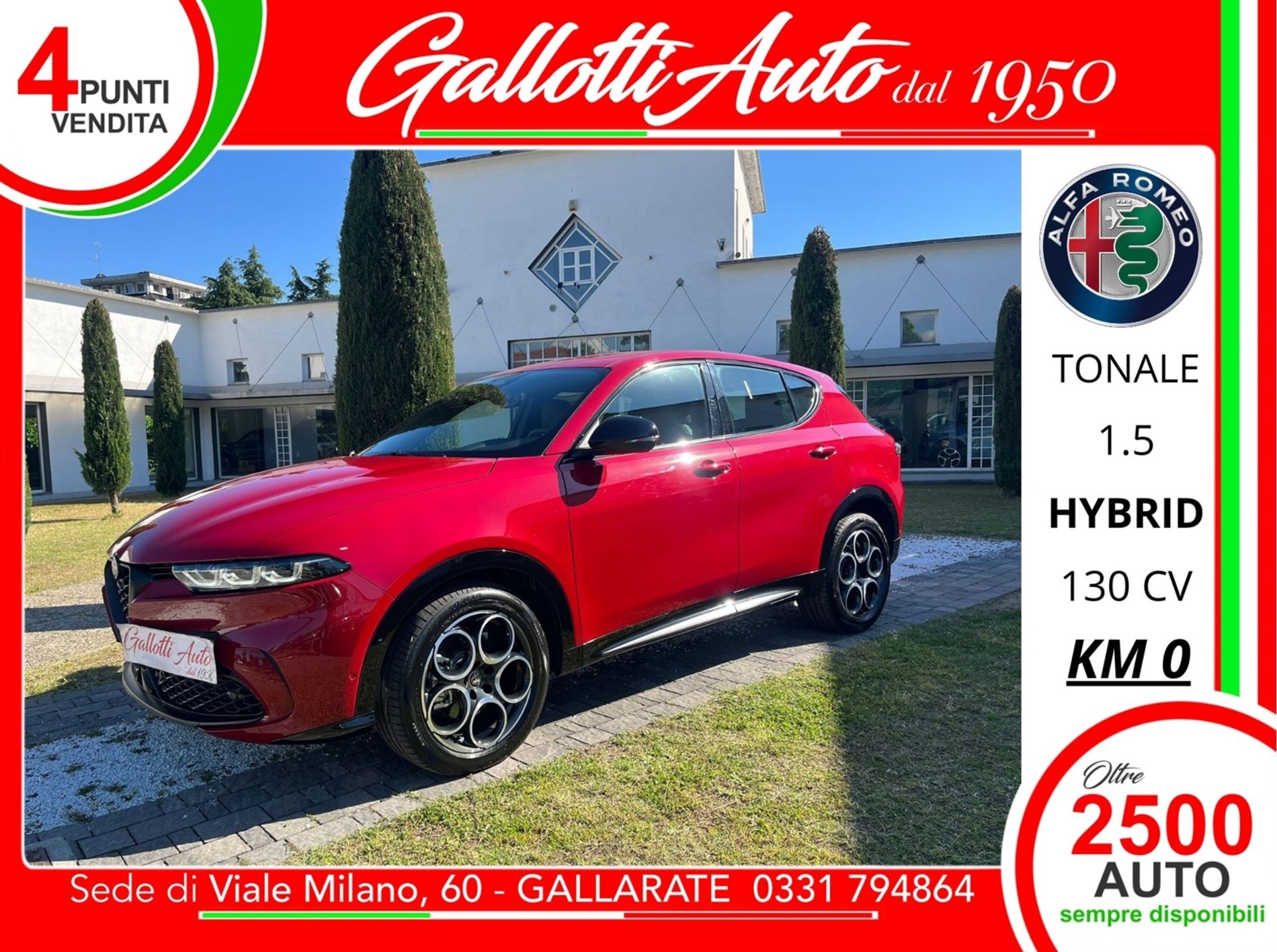 1.5 hybrid Sprint 130cv tct7  - SENZA VINCOLI DI FINANZIAMENTO  - Gallotti Auto